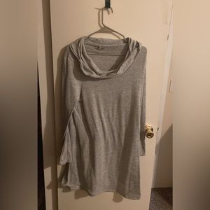 Gray long sleeve lightweight shirt
